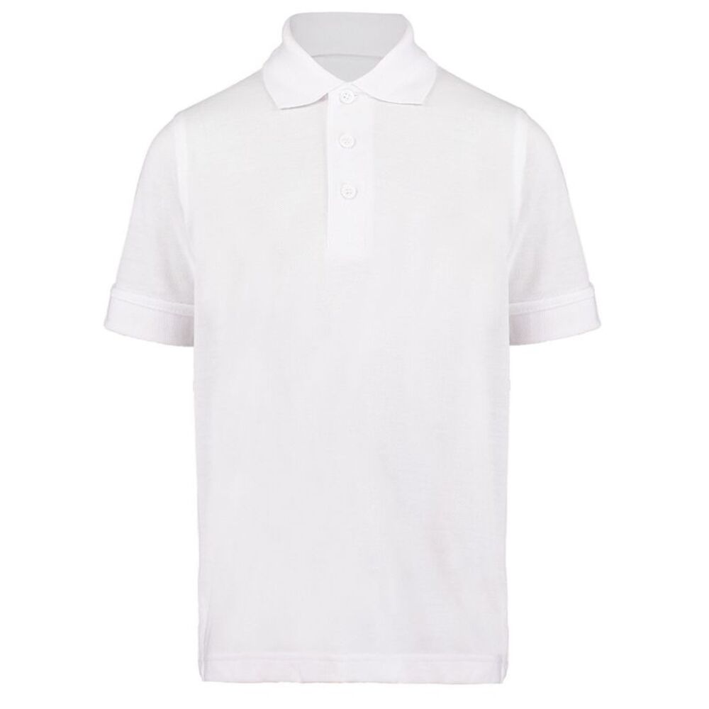 Kustom Kit Childrens/Kids Klassic Polycotton Pique Polo Shirt / White